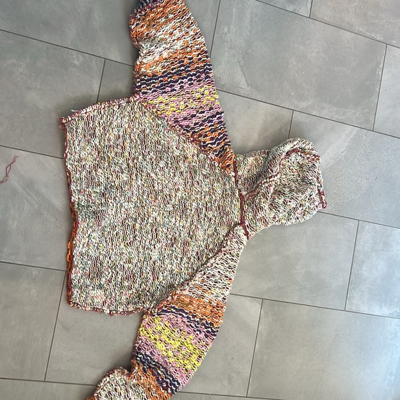 Free people multi colored thick sweater size small - Picture 3 of 6